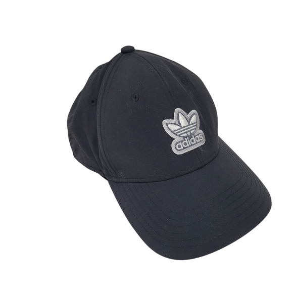 Adidas Baseball Hat Cap Black One Size Embroidered Logo Excellent Condition - Picture 3 of 6